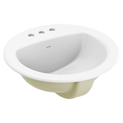 MOEN BGCW13OD1919 Oval Drop-In Bathroom Sink