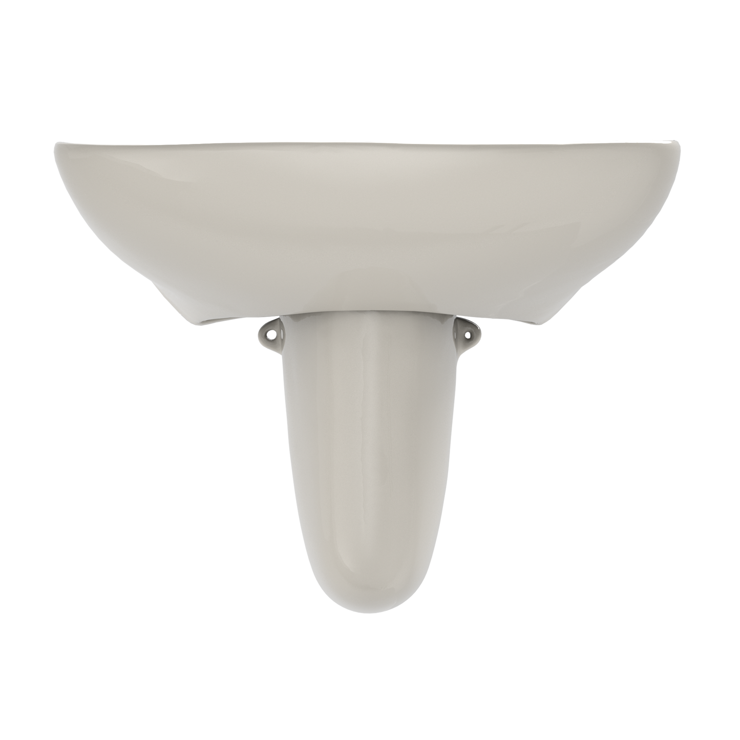 TOTO LHT242.4G#12 Prominence Oval Wall-Mount Bathroom Sink With Cefiontect And Shroud For 4 Inch Center Faucets - Sedona Beige