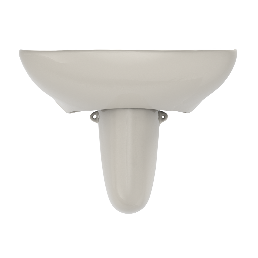 TOTO LHT242.8G#12 Prominence Oval Wall-Mount Bathroom Sink With Cefiontect And Shroud For 8 Inch Center Faucets - Sedona Beige