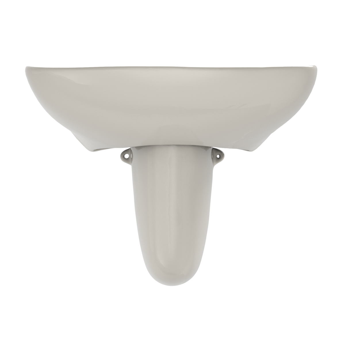 TOTO LHT242.8G#12 Prominence Oval Wall-Mount Bathroom Sink With Cefiontect And Shroud For 8 Inch Center Faucets - Sedona Beige