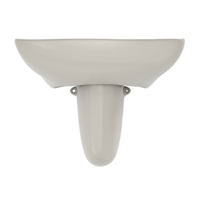 TOTO LHT242G#12 Prominence Oval Wall-Mount Bathroom Sink With Cefiontect And Shroud For Single Hole Faucets - Sedona Beige