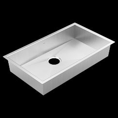 MOEN BGS181210B 1800 Series  Steel 18 Gauge Single Bowl Sink In Stainless