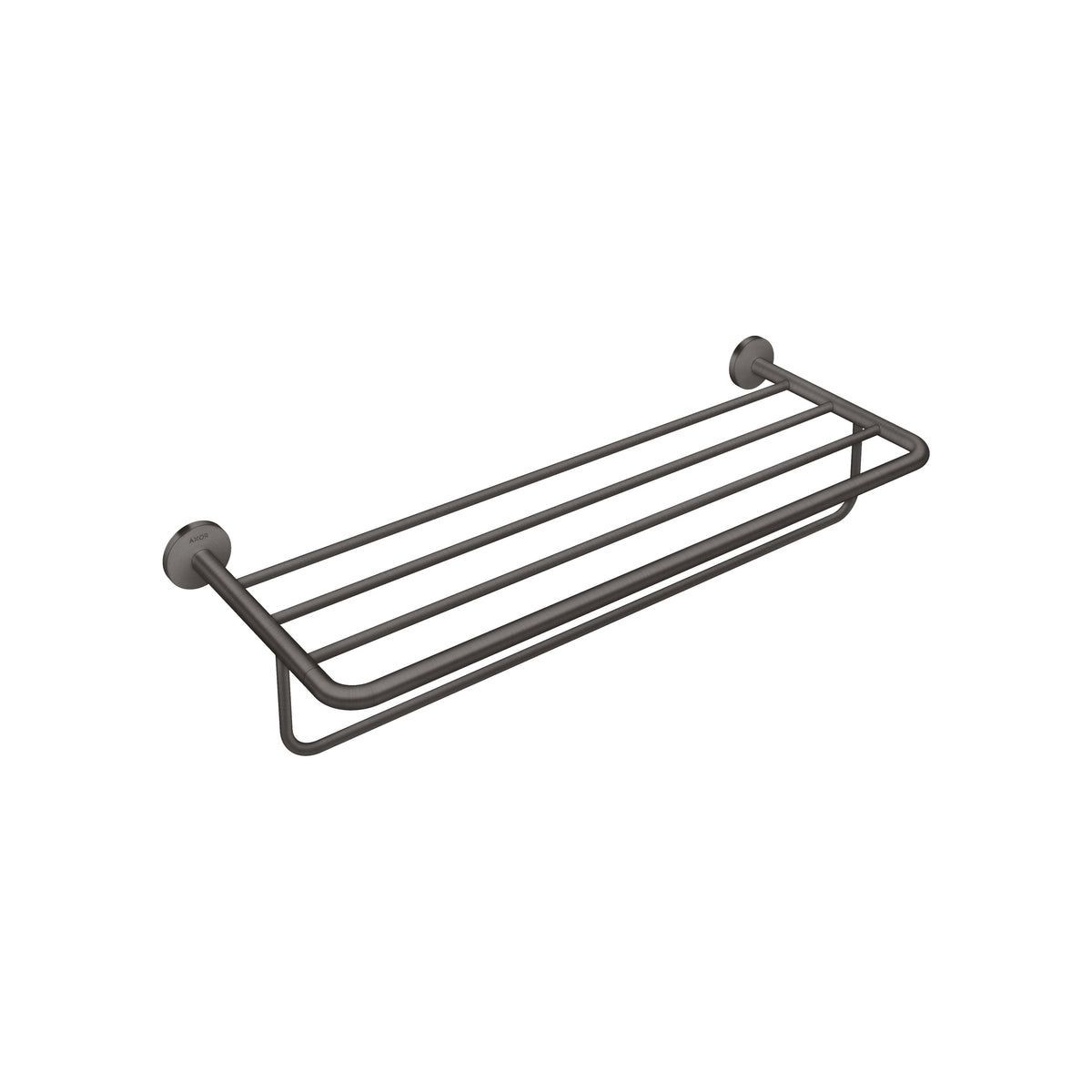 AXOR 42843340 Universal Circular Towel Rack, 24" - Brushed Black Chrome
