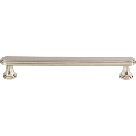 ATLAS 321-BRN Dickinson 6 5/16" Center to Center Bar Pull - Brushed Nickel