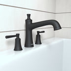 HANSGROHE 04776670 Joleena 3-Hole Roman Tub Set Trim - Matte Black