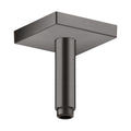 AXOR 26437341 ShowerSolutions Extension Pipe for Ceiling Mount Square, 4" - Brushed Black Chrome