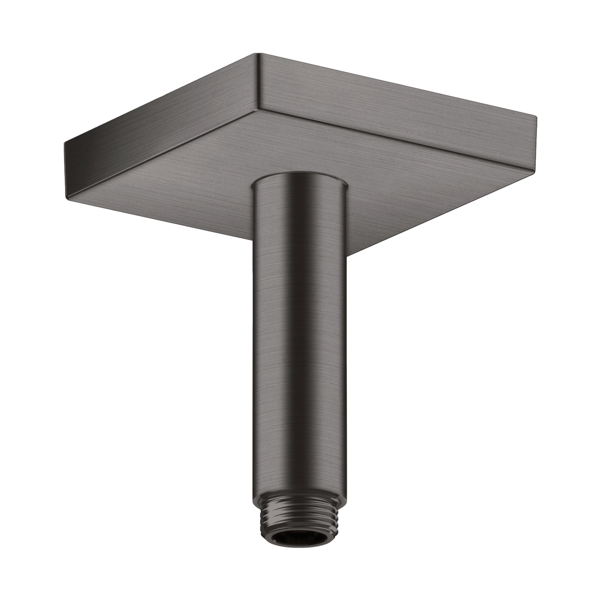 AXOR 26437341 ShowerSolutions Extension Pipe for Ceiling Mount Square, 4" - Brushed Black Chrome