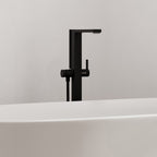 HANSGROHE 73445671 Tecturis E Freestanding Tub Filler with 1.75 GPM Handshower - Matte Black