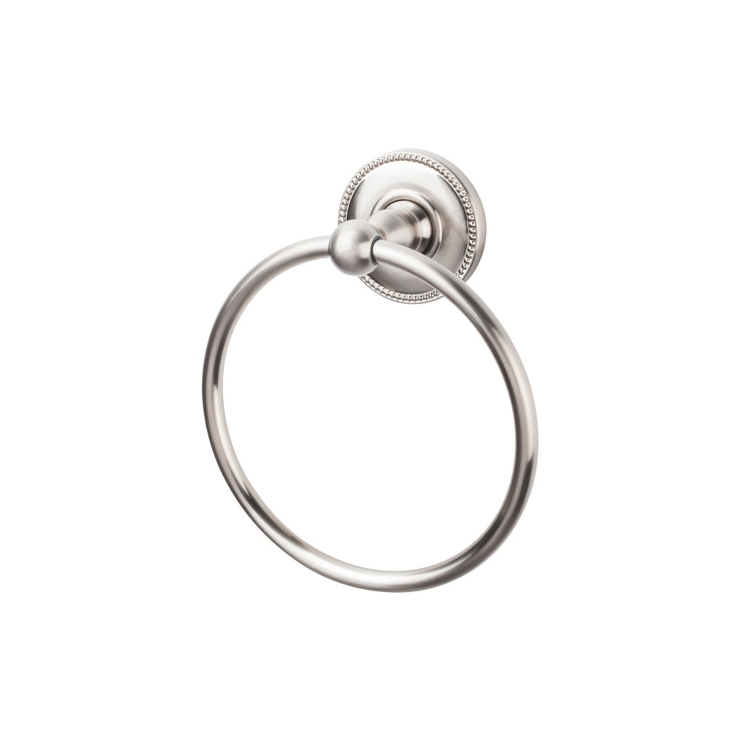 TOP KNOBS ED5BSNA TOP BATH (R) Edwardian Bath Towel Ring - Brushed Satin Nickel