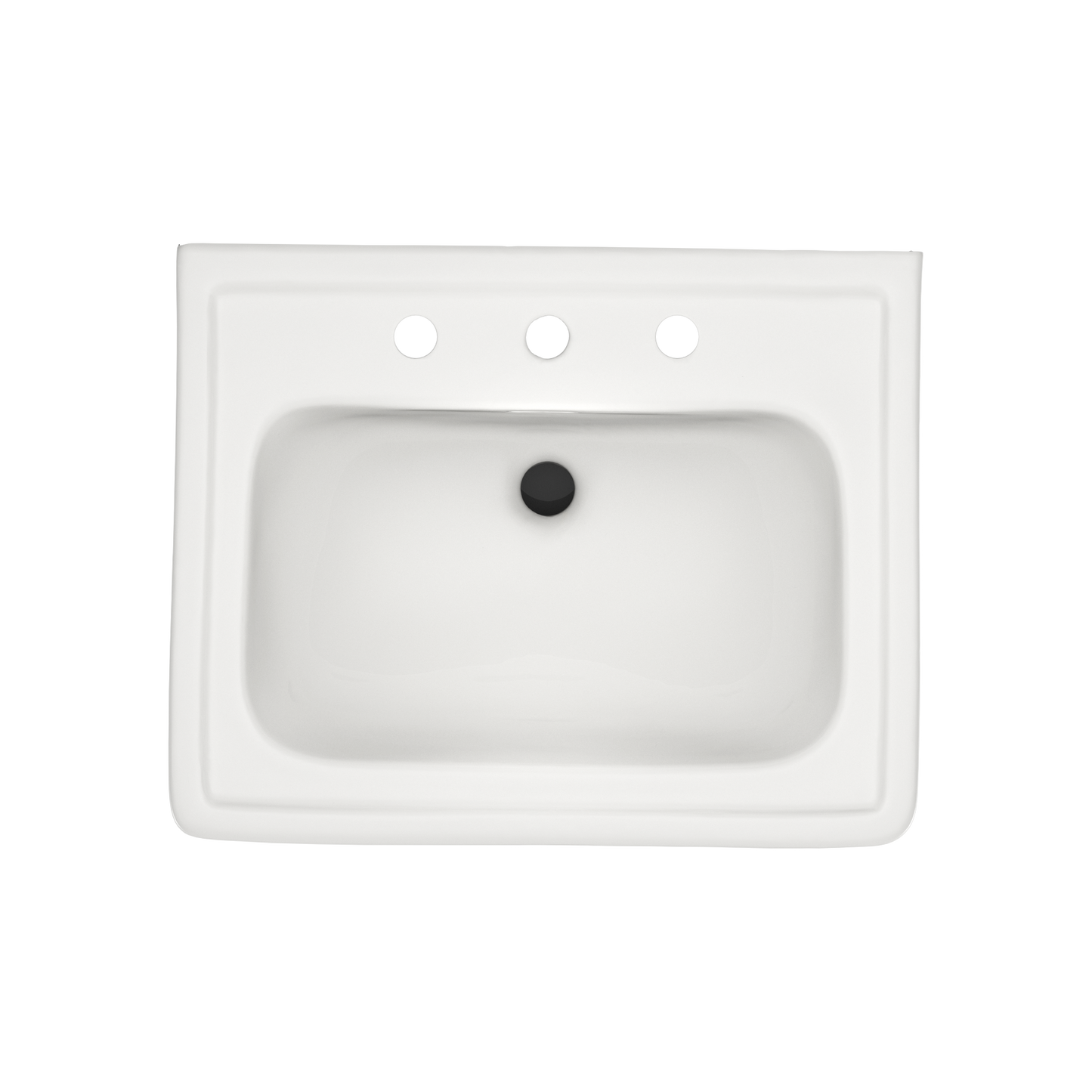 TOTO LPT532.8N#11 Promenade 24" X 19-1/4" Rectangular Pedestal Bathroom Sink For 8 Inch Center Faucets - Colonial White
