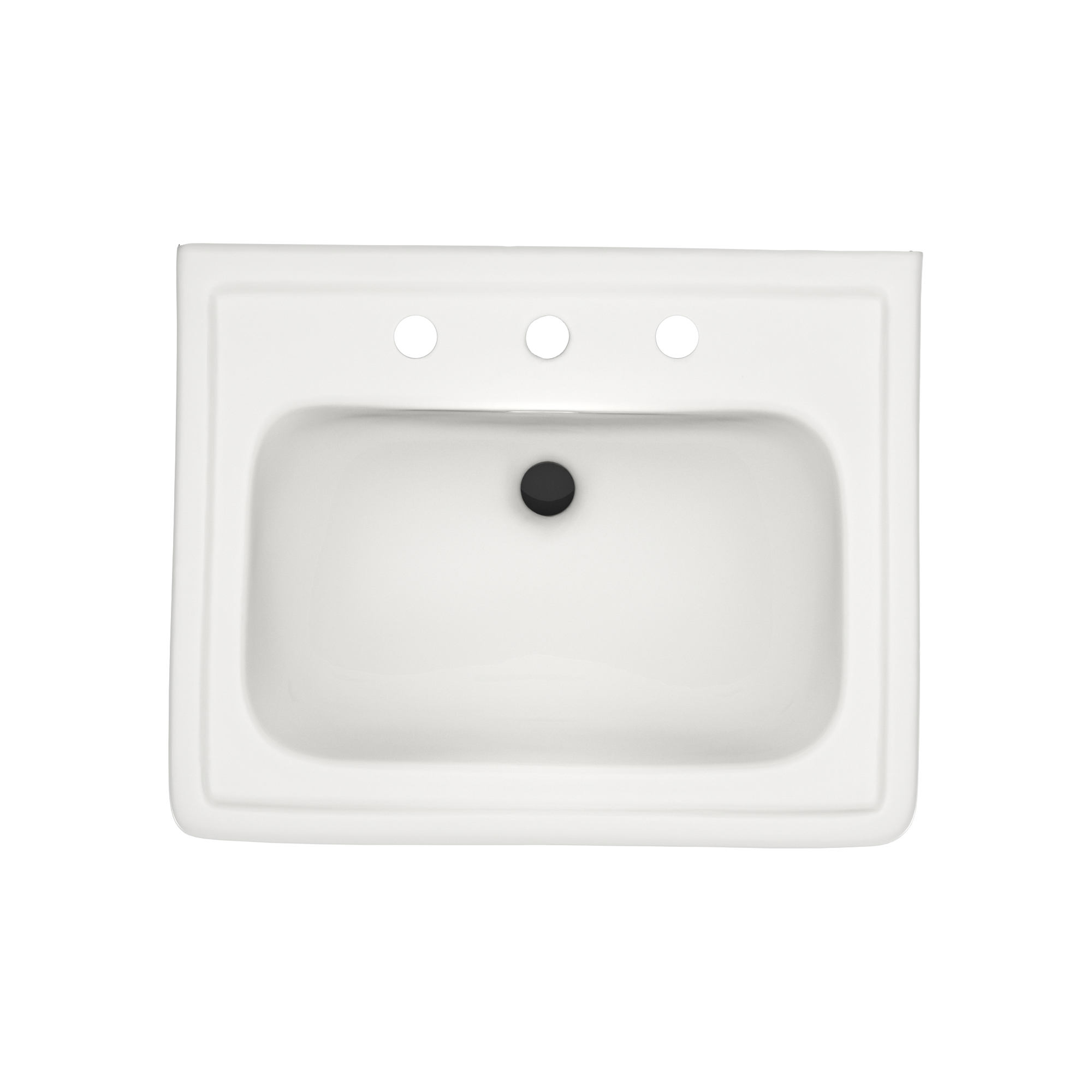 TOTO LPT532.8N#11 Promenade 24" X 19-1/4" Rectangular Pedestal Bathroom Sink For 8 Inch Center Faucets - Colonial White