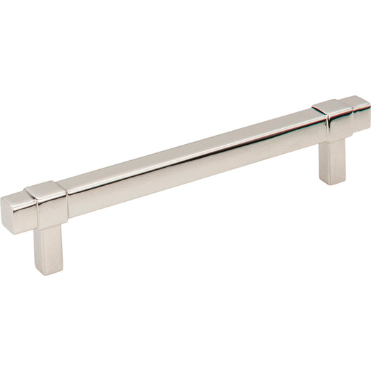 JEFFREY ALEXANDER 293-128NI Zane 128 mm Center-to-Center Bar Pull - Polished Nickel