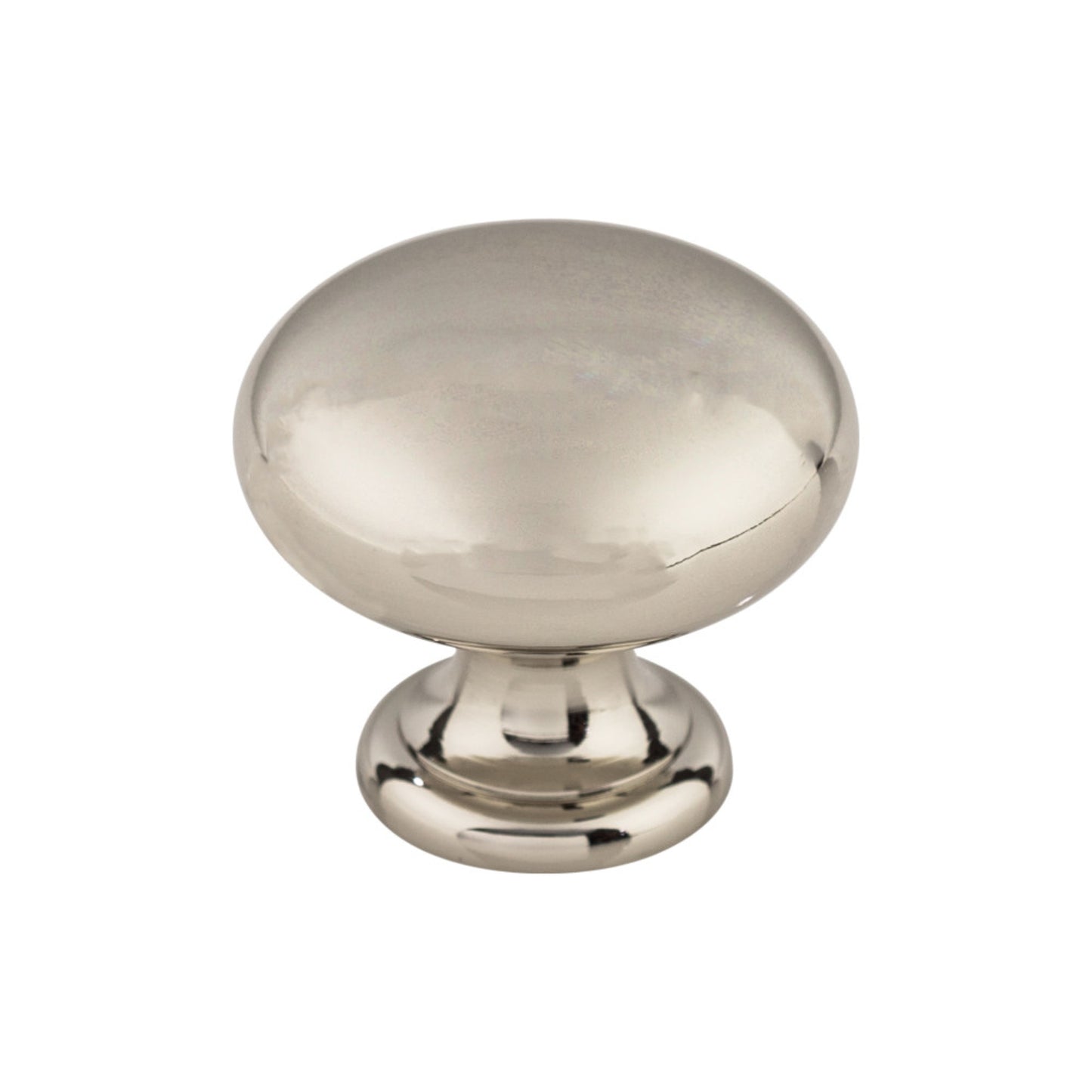 TOP KNOBS M1312 Asbury 1 1/4" Diameter Mushroom Knob - Polished Nickel