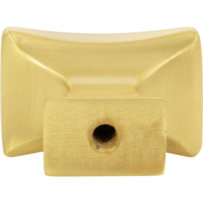 JEFFREY ALEXANDER 767BG Philip 1-1/4" Length Rectangle Knob - Brushed Gold