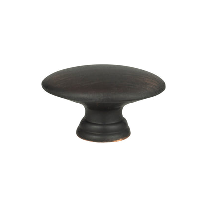 ATLAS A817-VB Egg 1 1/2" Length Oval Knob - Venetian Bronze
