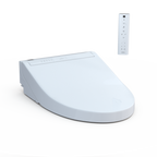 TOTO SW3084T40#01 C5 Washlet+ Ready Electronic Bidet Toilet Seat With Premist And Ewater+ Wand Cleaning - Cotton White