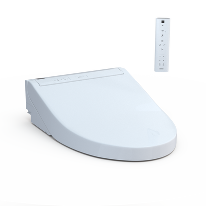 TOTO SW3084T40#01 C5 Washlet+ Ready Electronic Bidet Toilet Seat With Premist And Ewater+ Wand Cleaning - Cotton White