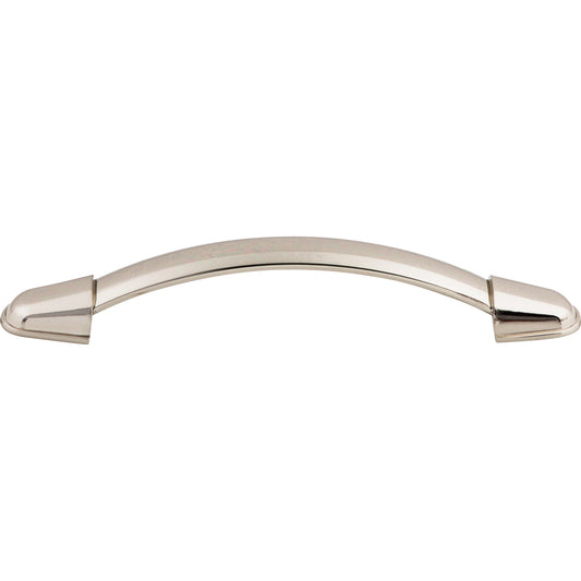 TOP KNOBS M1267 Buckle 5 1/16" Center to Center Bar Pull - Polished Nickel