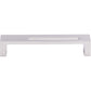 TOP KNOBS TK266ALU Modern Metro Slot 5" Center to Center Bar Pull - Aluminum