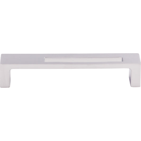 TOP KNOBS TK266ALU Modern Metro Slot 5" Center to Center Bar Pull - Aluminum