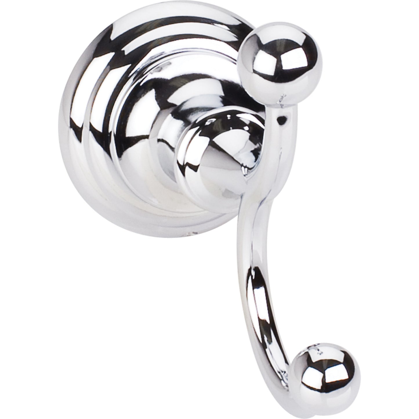 ELEMENTS BHE5-02PC Fairview Polished Chrome Double Robe Hook  - Contractor Packed , Polished Chrome