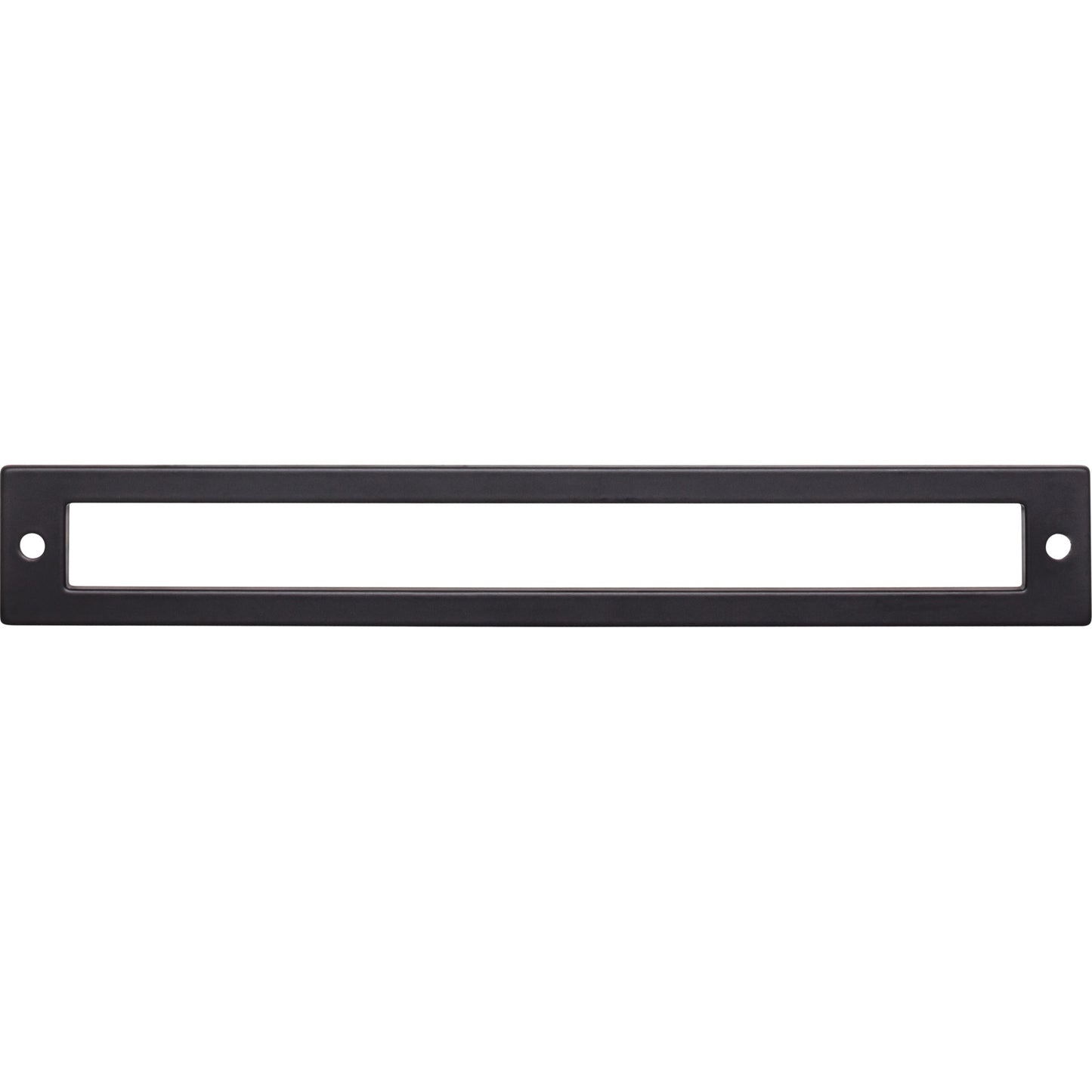 TOP KNOBS TK927BLK Hollin Pull Backplate - Flat Black