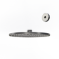 TOTO TBW07003U1#BN G Series 2.5 GPM Single Spray 12 Inch Round Showerhead with COMFORT WAVE , Brushed Nickel