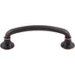 TOP KNOBS M1658 Lund 4" Center to Center Bar Pull - Tuscan Bronze