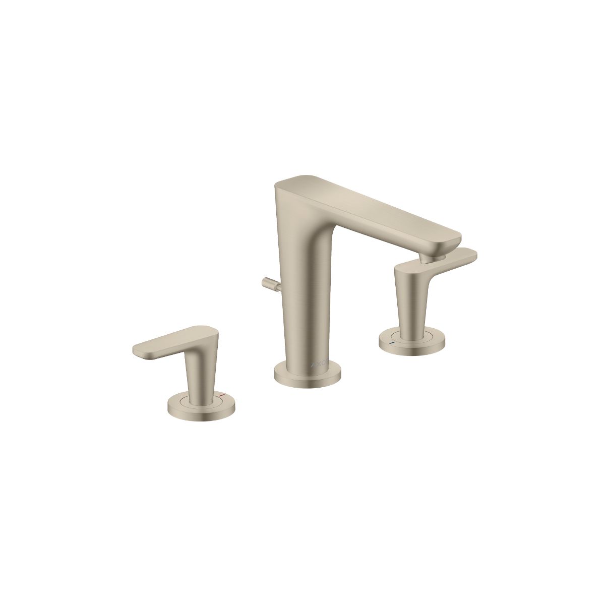AXOR 49060821 Citterio C Widespread Faucet 125 with Pop-Up Drain, 1.2 GPM - Brushed Nickel