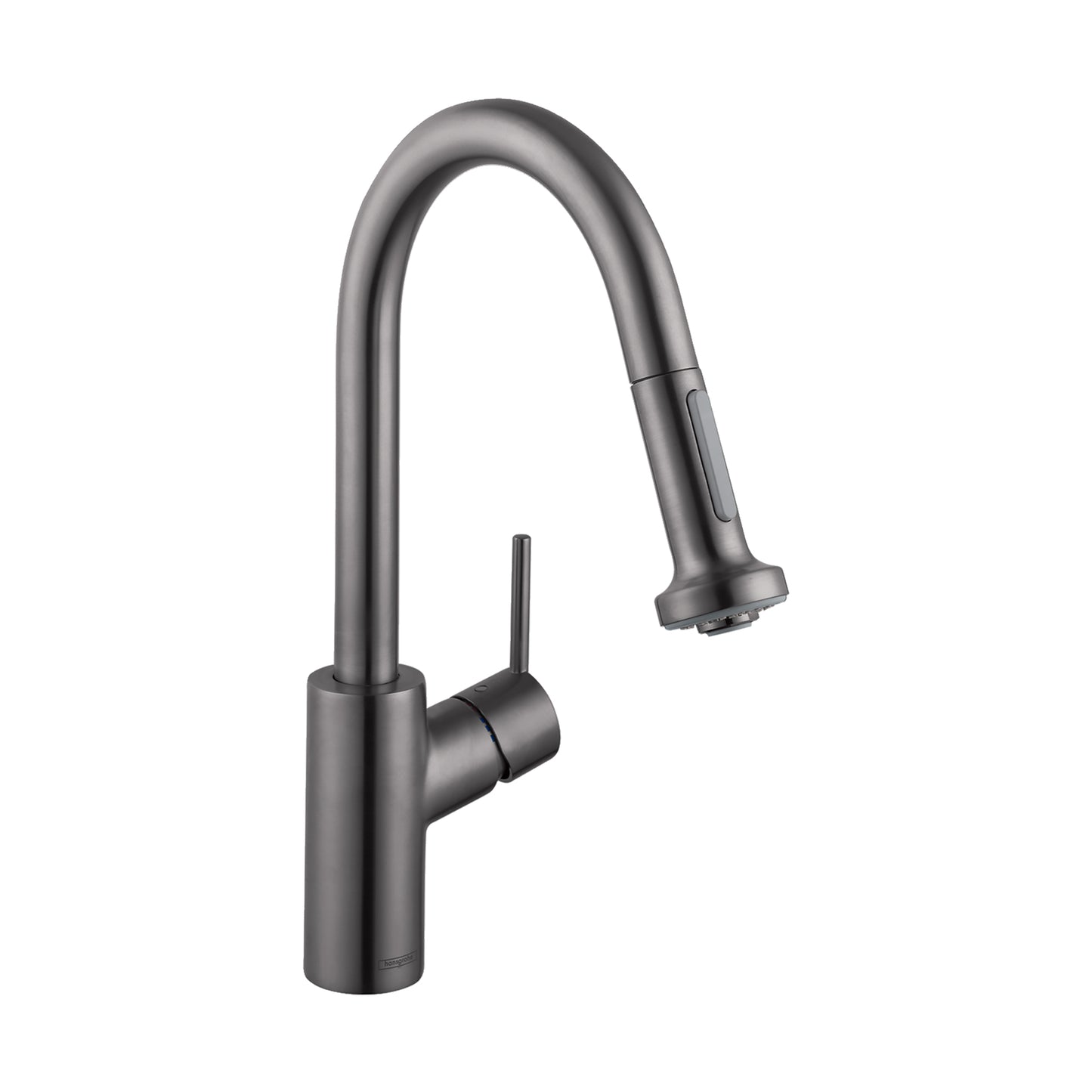 HANSGROHE 04286340 Talis S² Prep Kitchen Faucet, 2-Spray Pull-Down, 1.75 GPM - Brushed Black Chrome