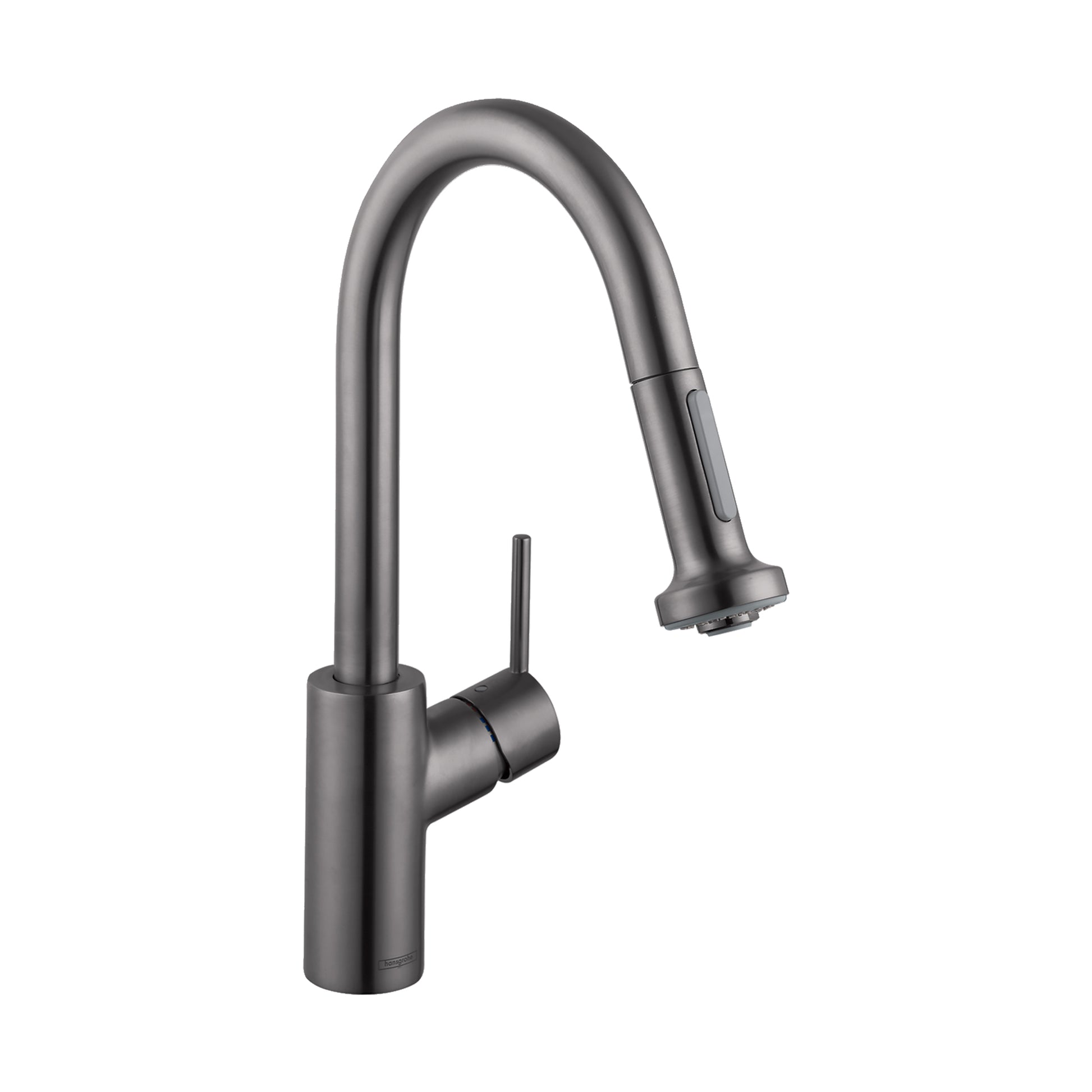 HANSGROHE 04286340 Talis S² Prep Kitchen Faucet, 2-Spray Pull-Down, 1.75 GPM - Brushed Black Chrome