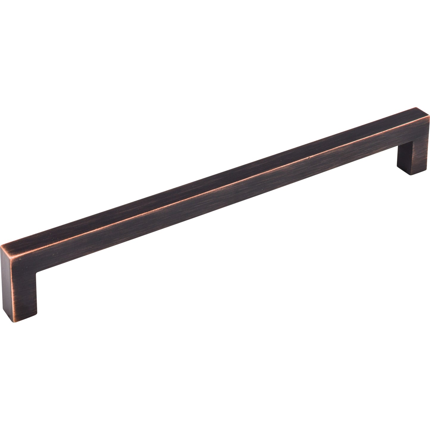 TOP KNOBS TK164TB Square Bar 12" Center to Center Appliance Pull - Tuscan Bronze