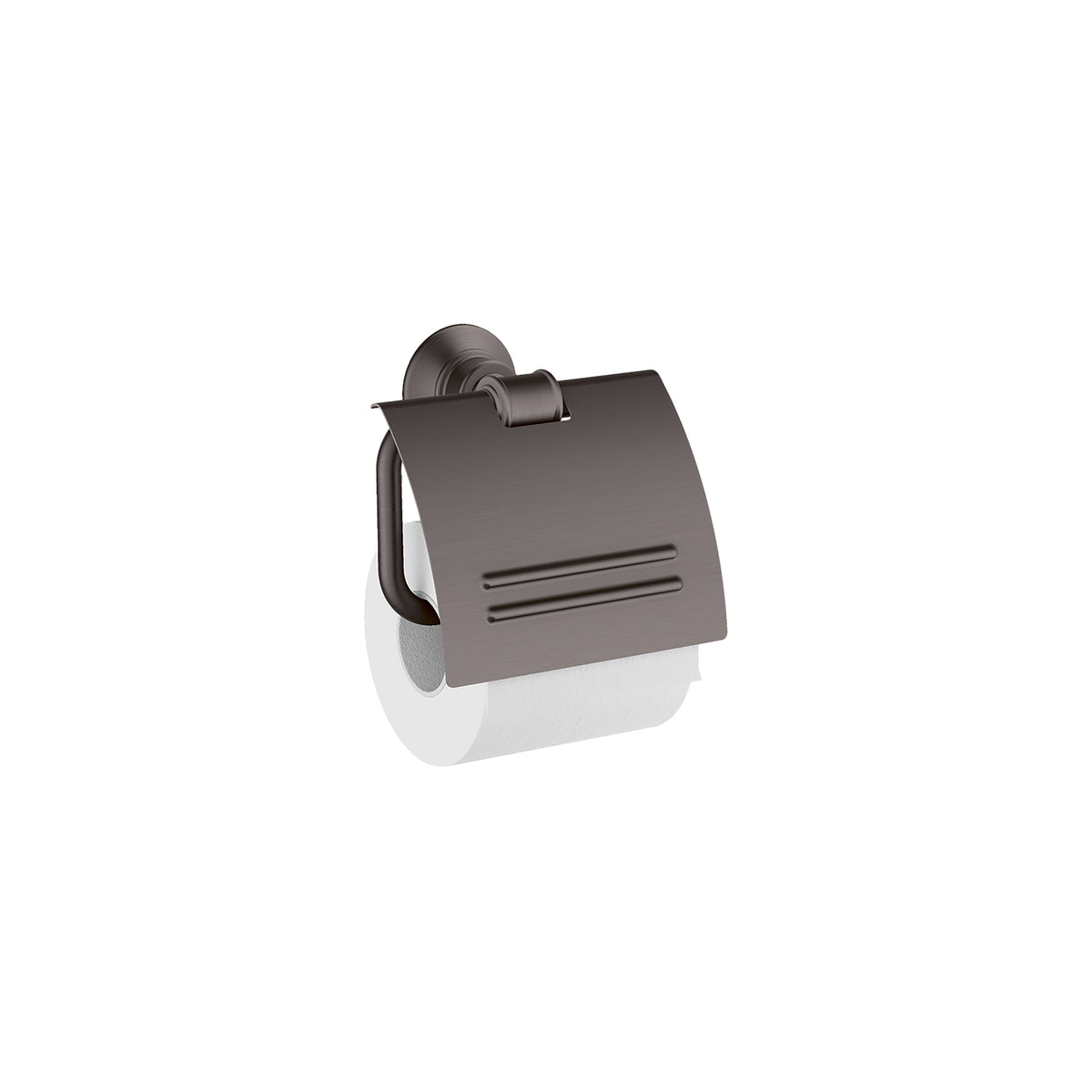 AXOR 42036340 Montreux Toilet Paper Holder - Brushed Black Chrome
