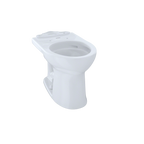 TOTO C453CUFG#01 Drake Ii Universal Height Round Toilet Bowl With Cefiontect - Cotton White