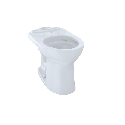 TOTO C453CUFG#01 Drake Ii Universal Height Round Toilet Bowl With Cefiontect - Cotton White