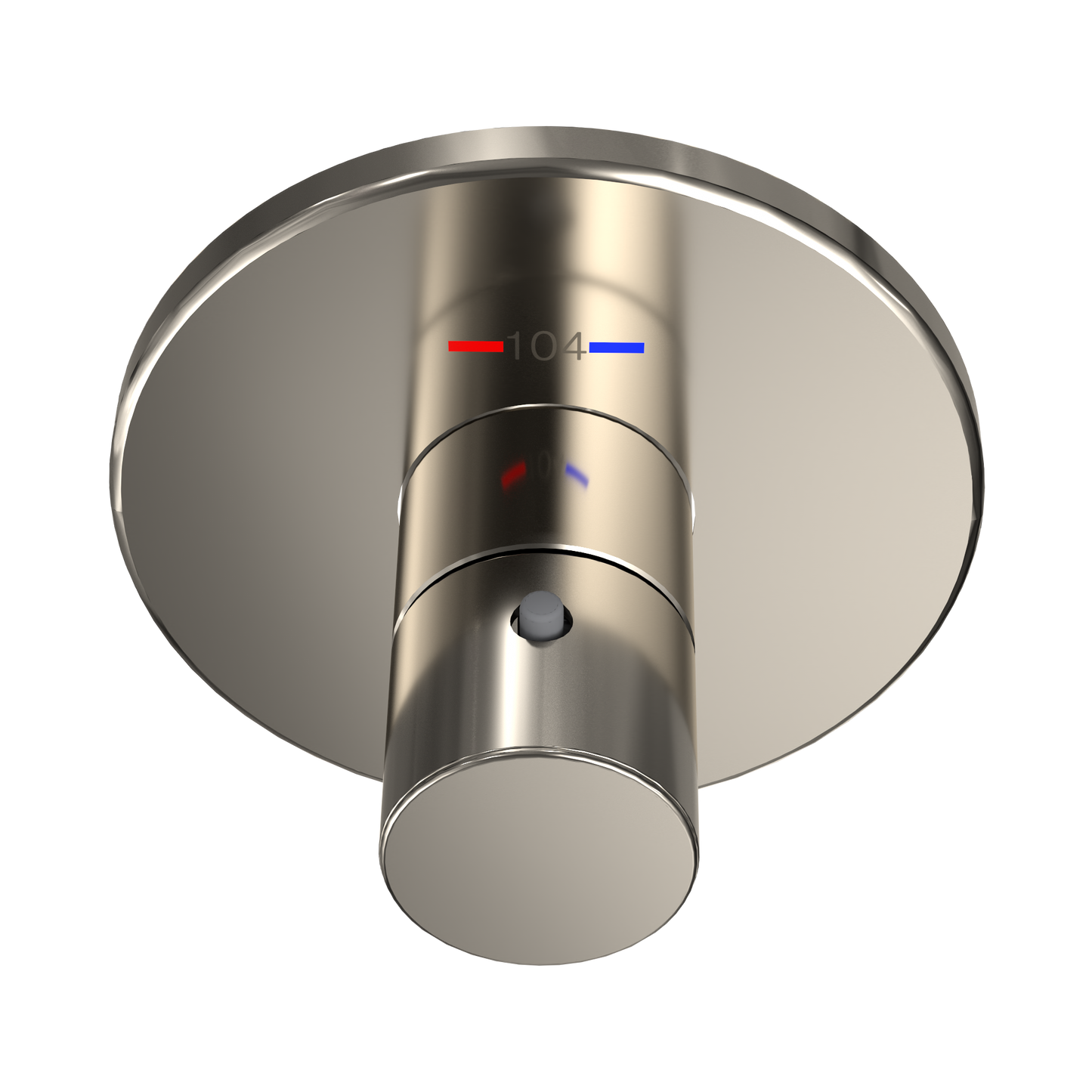 TOTO TBV01406U#PN Round Thermostatic Mixing Valve Shower Trim , Polished Nickel