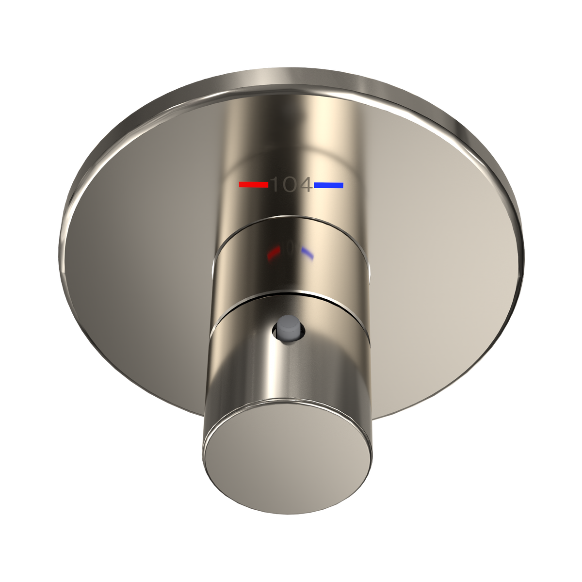 TOTO TBV01406U#PN Round Thermostatic Mixing Valve Shower Trim - Polished Nickel