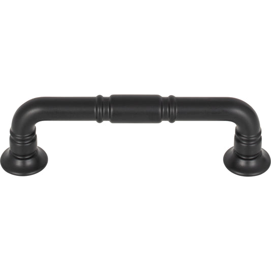 TOP KNOBS TK1002BLK Kent 3 3/4" Center to Center Bar Pull - Flat Black