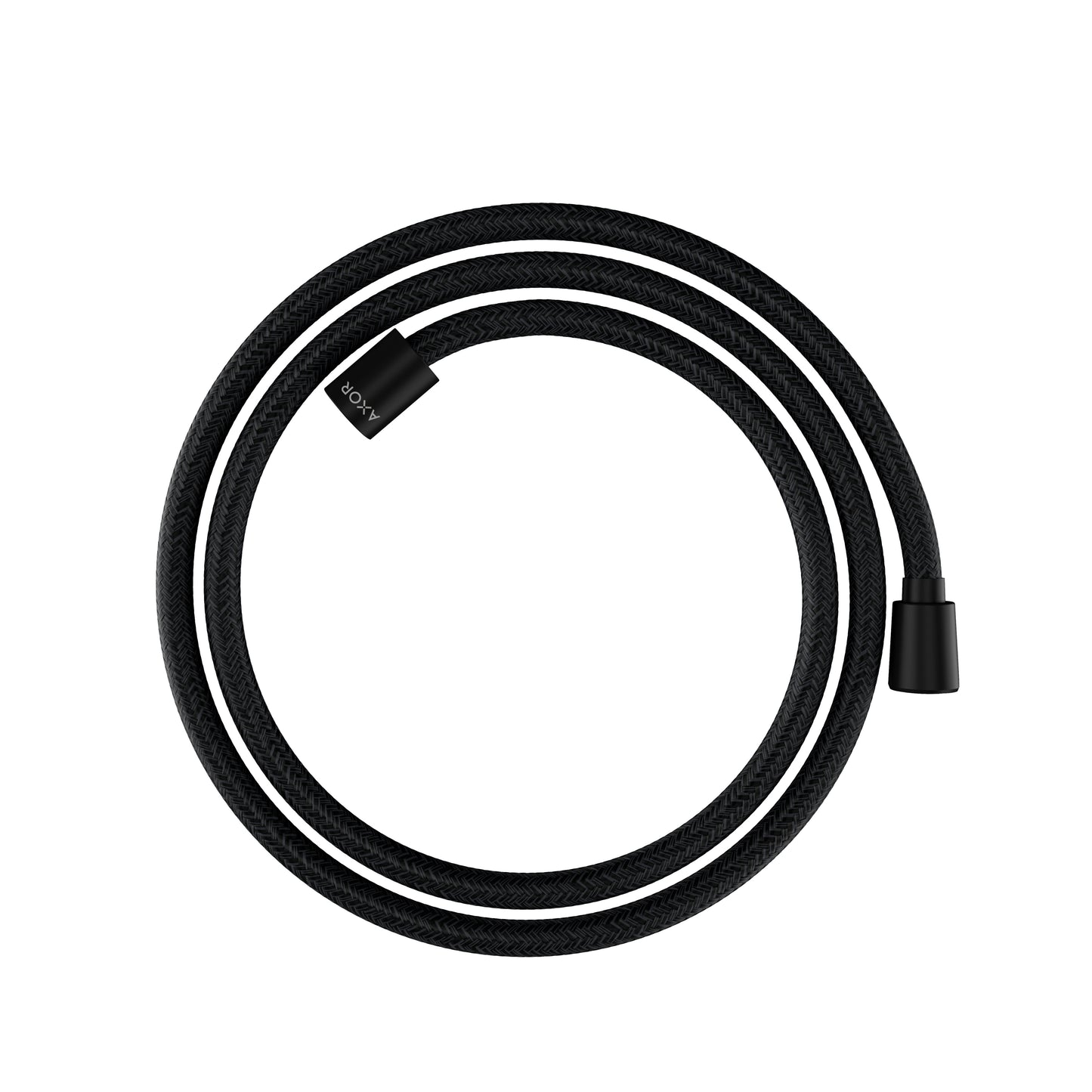 AXOR 28290670 Shower Solutions Textile Hose with Cylindrical and Conical Nut, 79" - Matte Black