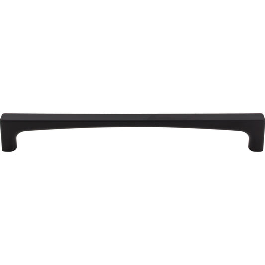 TOP KNOBS TK1018BLK Riverside 12" Center to Center Appliance Pull - Flat Black