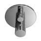 TOTO TBV01408U#CP Round Thermostatic Mixing Valve with Two-Way Diverter Shower Trim , Polished Chrome