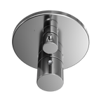 TOTO TBV01408U#CP Round Thermostatic Mixing Valve With Two-Way Diverter Shower Trim - Polished Chrome