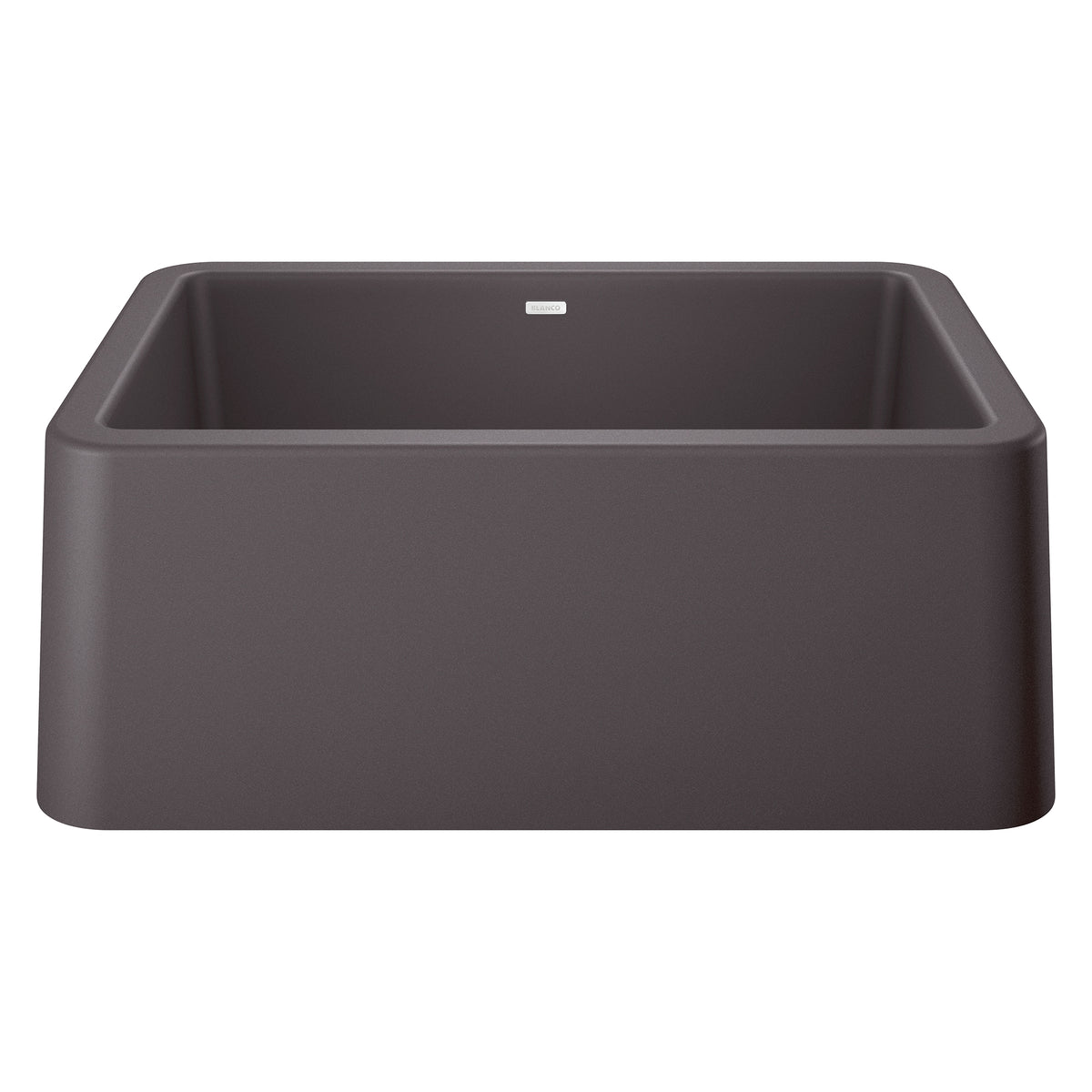 BLANCO 402315 Ikon Ikon SILGRANIT 27" Single Bowl Apron-Front Farmhouse Sink - Cinder in Cinder