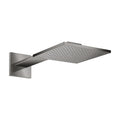AXOR 35311331 ShowerSolutions Showerhead 250 Square 2- Jet with Showerarm Trim, 1.75 GPM - Polished Black Chrome