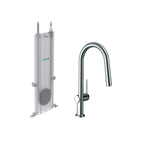 HANSGROHE 72850001 Talis N HighArc Kitchen Faucet, A-Style 2-Spray Pull-Down with sBox, 1.75 GPM - Chrome