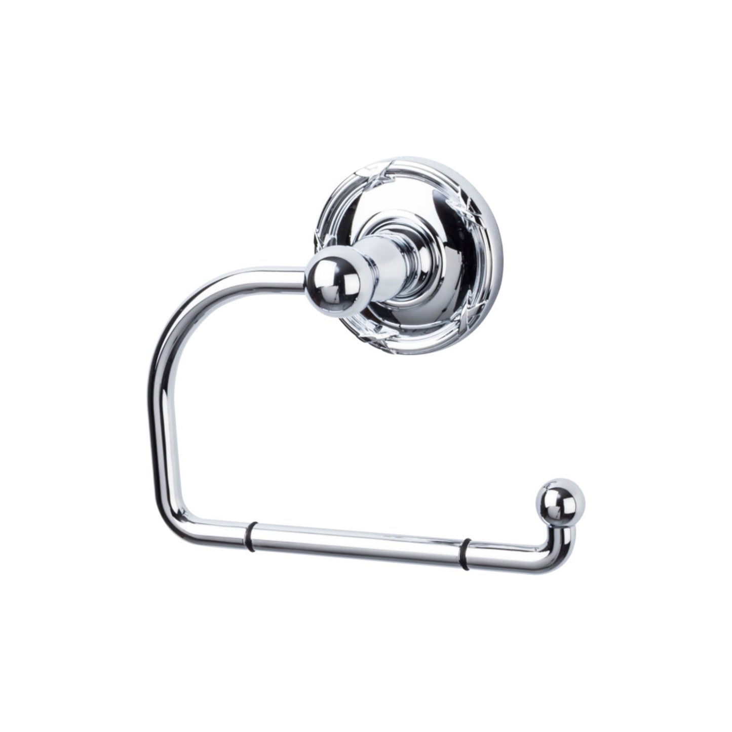 TOP KNOBS ED4PCE TOP BATH (R) Edwardian Bath Wall Mounted Toilet Paper Holder - Polished Chrome