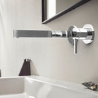 HANSGROHE 76050001 Finoris Wall-Mounted Single-Handle Faucet Trim, 1.2 GPM - Chrome