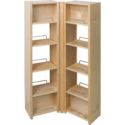 HARDWARE RESOURCES PSO45 Wood Pantry Swingout - UV Coated