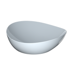 TOTO LT477G#01  Kiwami Asymmetrical Vessel Bathroom Sink With Cefitontect - Cotton White