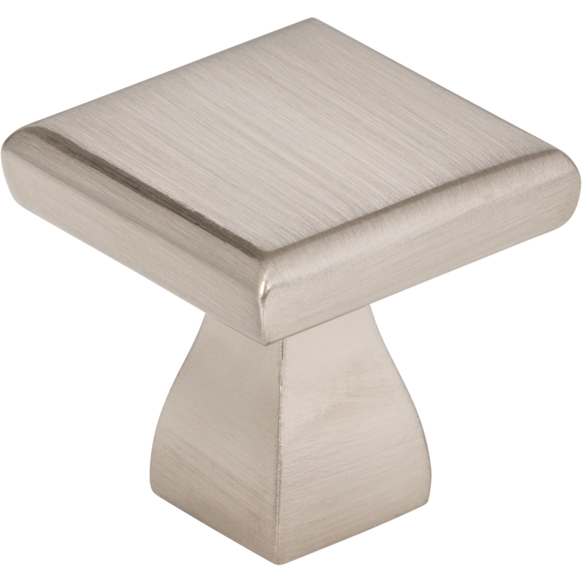 ELEMENTS 449SN Hadly 1" Length Square Knob - Satin Nickel